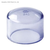 UPVC Plastic Clear Cap with DIN Standard Pn16 and Pn10