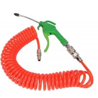 Pneumatic PU Spiral Hose with Swivel Coupler & Protect Sleeve