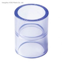 UPVC Plastic Clear Coupling with DIN Standard Fitting