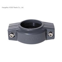 UPVC Plastic Industrial Water Filter Accessory of Coupling with DIN Standard Gray Color