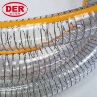 Non-Toxic PVC Transparent Spiral Steel Wire Reinforced Water Suction Soft Hose