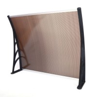 40" X 60" Outdoor Polycarbonate Awning Front Door Window Canopy