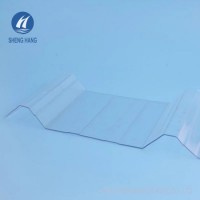 Flame Retardancy Corrugated Polycarbonate PC Plastic Sheet