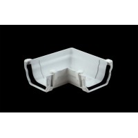 Factory Price K-Style 5.0 Inch PVC Rain Gutter Accessories 90 Degree Corner of Building Materials