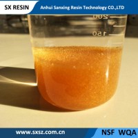 Food Grade Cation Resin-001*7fg Styrene Series Gel Strong Acid Cation Ion Exchange Resin