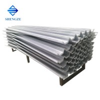 Uvproof Coated FRP Roofing Sheet Corrugated for Industrial Plants Building Material