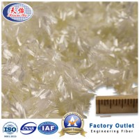 Water Soluble Concrete Reinforcement Synthetic Fiber Chopped Polyvinyl Alcohol (PVA) Fiber