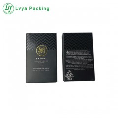 High Quality Custom Gold Hot Stamping Logo Gift Book Style Paper Box with EVA for Packing Cigarette图1