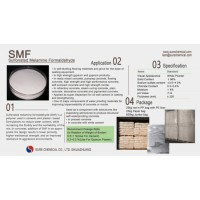 SMF Sulfonated Melamine / Sulphonated Melamine Formaldehyde White Powder