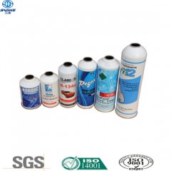 Refrigerant R134A in Disposable Small Can for Automobile A/C图1