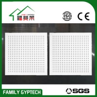 Perforated Acoustic Glass Wool Ceiling Tile