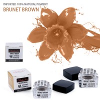 Best Cream Microblade Pigment Eyebrow Tattoo Brunet Brown for Permanent