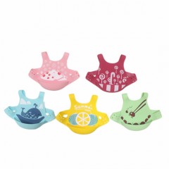 Pba Free Silicone Soft Wearable Baby Bib  Food Grade Silicone Waterproof Silicone Baby Bib图1