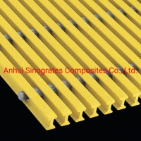 High Strength Top Gritted GRP/FRP Pultruded Grating