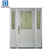 Fangda Reliable Quality Decorative Steel Entry Doors