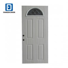 Moon Glass Modern Pre-Hung Entrance 4 Panel Exterior Door图1