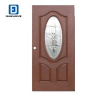 Hot Sale Exterior Oval Glass Fiberglass Doors