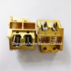 find copper carbon brush holder made in China图1