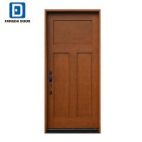 Craftsman Style Energy Saving Sunproof Fiberglass Door