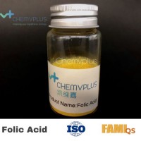 Feed Additive Feed Grade Vitamin B9 with Fami-QS ISO Certificates USP Grade Folic Acid