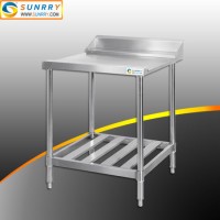 Commercial Stainless Steel Exit Table for Dishwasher Working Table