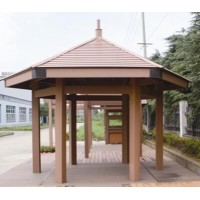 Garden Outdoor Use Wood Plastic Composite WPC Pergola WPC Pavilion