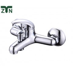 Ceramic Cartridge Bathtub Mixer Faucet Brass Shower Tap Faucet Factory图1