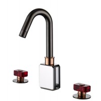 Asian Market Hot Sell Three Hole Basin Mixer Sink Tap Faucet