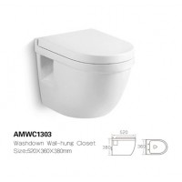 Amwc1303 Stable Sanitary Ware Washdown Wall-Hung Ceramic Toilet