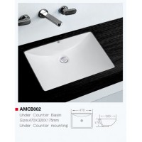 Amcb002 Simple Elegant Under Counter Art Basin