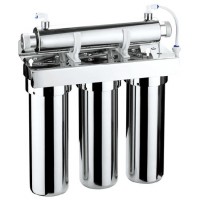 4 Stage UF Water Filter with UV Sterilizer/Tap Water Purifier with Ultra Violet System/Kitchen Water