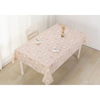 Gold PVC Lace Tablecloth