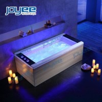 Joyee 1 Person Whirlpool Small Massage Bathtub Hot Tub Indoor Spas with Shower