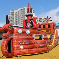 Factory Price Top Quality Pirate Theme Playground Commercial Outdoor Large Inflatable Playground for