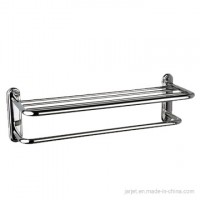 Tobodo & Jarjet-Double Towel Rack V03-304 Stainless Steel-Mirror Light