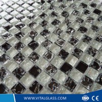 Crystal Color Glass Mosaic Tile/Glass Mosaic Mix