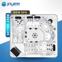 Big Bath 6 Person Garden Hot Tub Outdoor SPA Jacuzzi Function Whirlpool SPA Massage Hot Tubs SPA Poo