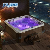 Outdoor Garden Patio 5 Person Big Size Jacuzzi Function SPA Massage Acrylic Chinese Hot Tub Extra La