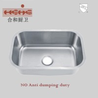 Stainless Steel Single Bowl Undermount Kitchen Wash Sink with Cupc