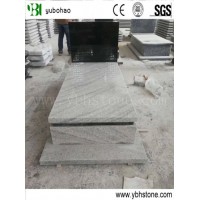 Polished Natural White Granite Headstone for Cemetry and Memorial