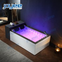 Joyee Modern Design Massage Bathtub Jacuzzi with Artificial Stone Bathtub for 2 Person