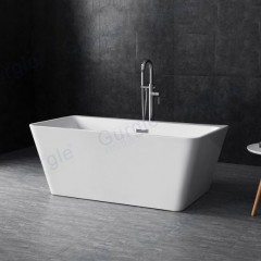 Hotel Modern Design Freestanding Rectangle Bathtub图1