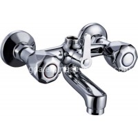 China Factory Made High Quality Double Handles Bathroom Shower Tap