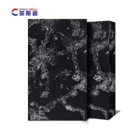 Enseureka 2020 New Small Black Snowflake-1 Polished Surface Countertop Wash Basin Slab etc Customize