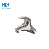 Ncs583p SS304 Stainless Steel Single Handle Basin Faucet