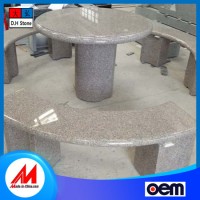 Customizable Stone Gazebo Garden Bench for Sale