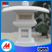 Customizable Granite/Marble Lamp Post for Outdoor Decoration