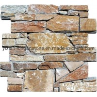 Beige Stacked Ledge Culture Stone for Wall Stone Panel