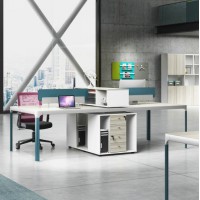 New Modern Office Furniture Desktop Workstation Reception New Office Desk Table Cubicle Partition fo