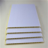Home Building WPC Wall Panel / Wood Fiber Board with Solid Color